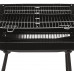 LUND CHARCOAL GRILL WITH SHELVES GRID 53x33cm