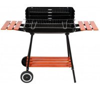 LUND CHARCOAL GRILL WITH SHELVES GRID 53x33cm