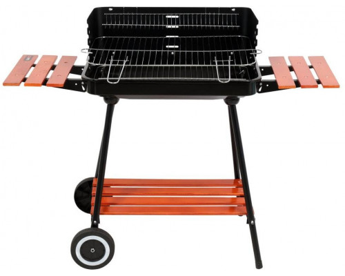 LUND CHARCOAL GRILL WITH SHELVES GRID 53x33cm