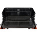 LUND CHARCOAL GRILL WITH SHELVES GRID 53x33cm
