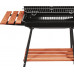 LUND CHARCOAL GRILL WITH SHELVES GRID 53x33cm