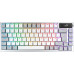ASUS ROG Azoth White, 75%, Wired & Wireless, USB + RF Wireless + Bluetooth, Mechanical, RGB LED, White