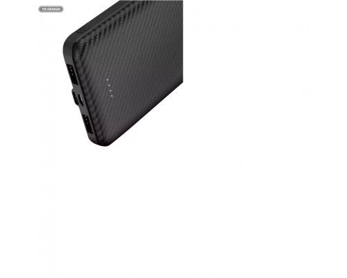YK Design Power Bank 2x 2.1A USB / 10000 mAh / Black