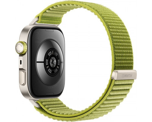 Huawei Watch FIT4 Pro, 3D Woven Žalias Strap, Titanium Body, Seiya-B29