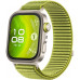 Huawei Watch FIT4 Pro, 3D Woven Žalias Strap, Titanium Body, Seiya-B29