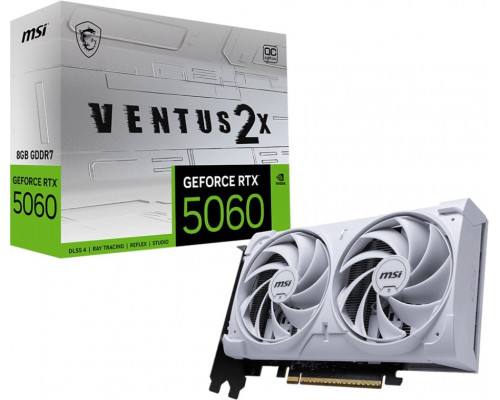 MSI GeForce RTX 5060 Ventus 2X OC White 8GB GDDR7 DLSS4