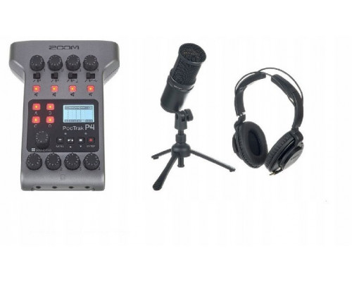 Zoom PodTrak P4 Zestaw do Nagrywania Podcastów