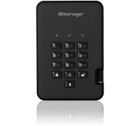 iStorage diskAshur 2 zewnętrzny dysk twarde 4 TB 5400 RPM USB Typu-A 3.2 Gen 1 (3.1 Gen 1) Black