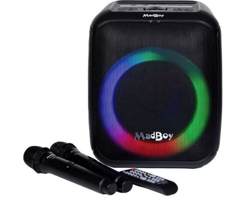 MadBoy TOTAL S battery-powered karaoke machine with wireless microphones