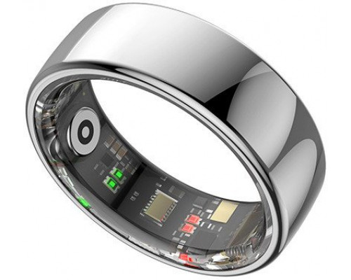 Smart RING PRO srebrny, zmierz stres, bicie serca, monitor. snu, roz .12, Powerton