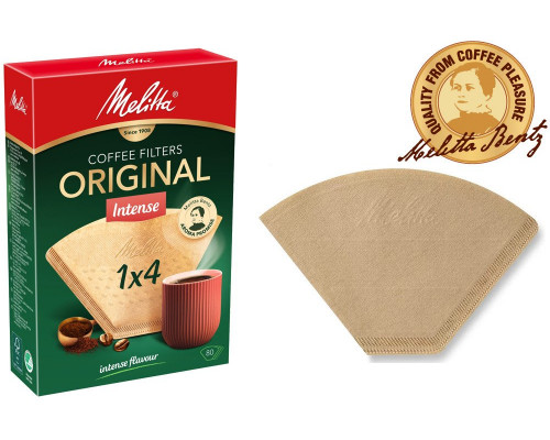 Melitta Papierowe filtry do kawy ORIGINAL INTENSE Premium GOURMET 1x4 80szt