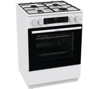 Gorenje Cooker | GKS6C70WJ | Hob type Gas | Oven type Electric | White | Width 60 cm | Depth 60 cm | 71 L