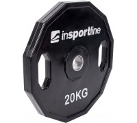 inSPORTline Rubberized load olympic Ruberton 20 kg black (15900)