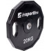 inSPORTline Rubberized load olympic Ruberton 20 kg black (15900)