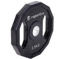 inSPORTline Rubberized load Ruberton 2,5 kg black (15889)
