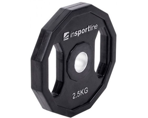 inSPORTline Rubberized load Ruberton 2,5 kg black (15889)