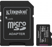 SD  Kingston Canvas Select Plus MicroSDXC 64 GB UHS-I/U1 A1 V10 (SDCS3/64GB)