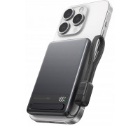 INIU MagPro Slim - magnetic powerbank bezprzewodowy 5000mAh black - Gwarancja bezpieczeństwa. Proste raty. Bezpłatna wysyłka od 170 zł.
