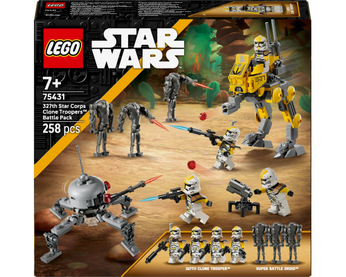Star Wars Zestaw bitewny — żołnierze-klony z 327. korpusu galaktycznego (75431)