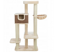 Bertholo, drapak stoj�cy, cat, creamy/ciemnobr�zowy, 165 cm