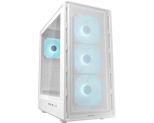 COUGAR AIRFACE PURE PRO PC Case, Mid Tower, White