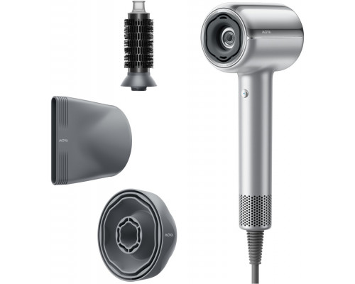 for hair MOVA Shine 20 Srebrna Zestaw 3 Nasadek 1800W z Jonizacją