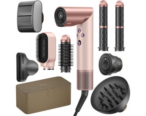 for hair MOVA Master 10 Sakura Różowa Zestaw 8 Nasadek NTC 1600W