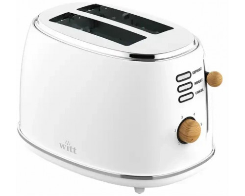 Witt Premium Wood toaster, white