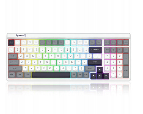 Garen Pro K656WGB-RGB-PRO Wireless Gray