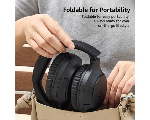 Tozo H100 Bluetooth Over-Ear Headphones Black