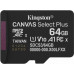 SD  Kingston Canvas Select Plus MicroSDXC 64 GB UHS-I/U1 A1 V10 (SDCS3/64GBSP)