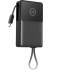 Joyroom JR-PR1 10000mAh 22,5W with a built-in zwijanym kablem USB-C - black