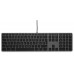 USB numeric Windows Keyboard KB-3421, 110 keys, 2x USB, aluminum, Windows OS, space gray - Italian