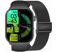 Smartwatch Męski GRAVITY GT28-1 Pasek + Bransoleta Black