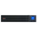 APC Easy UPS On-Line - USV (Rack - einbaufahig) - Wechselstrom 220/230/240 V - 900 Watt - 1000 VA - 1-phasig - Bleisaure - USB, serial - Ausgangsanschlusse: 3 - PFC - 2U - Europa - Schwarz, RAL 7010