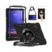 Insmat Rugged Armor protective case, Samsung Galaxy Tab S8/S9, black