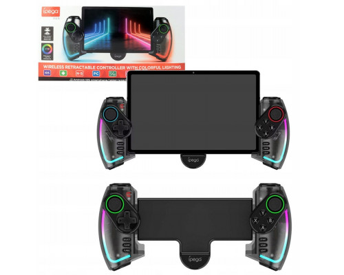 Pad Ipega iPega 9777SH Bluetooth RGB žaidimų pultelis, skirtas Android/iOS/PS3/PC/N-Switch