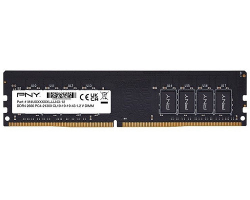PNY Performance, DDR4, 8 GB, 2666MHz, CL19 (MD8GSD42666-SB)