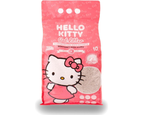 Hello Kitty, �wirek bentonite cat, baby powder 10L