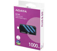Dysk SSD External SC735 1TB U3.2C 1000/1000MB/s Blue