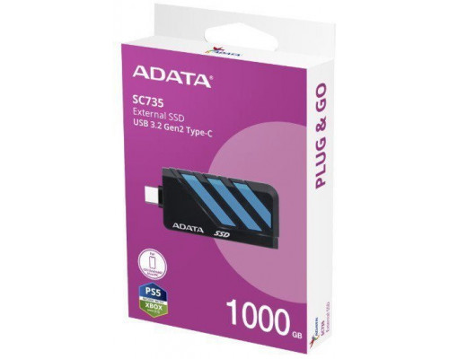 Dysk SSD External SC735 1TB U3.2C 1000/1000MB/s Blue