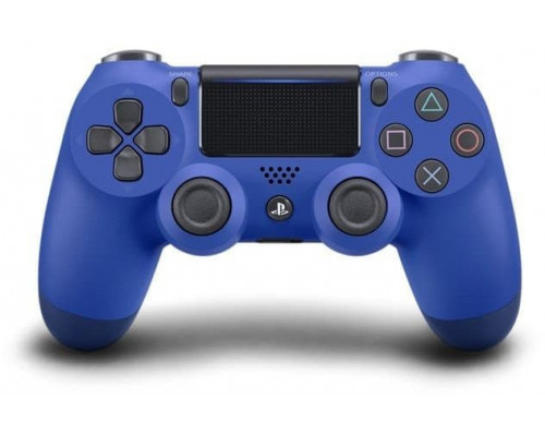 Used Sony DualShock 4 v2 game controller, Wave Blue, PS4