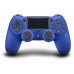Used Sony DualShock 4 v2 game controller, Wave Blue, PS4
