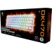 Deltaco DK470 60% mechaniczna klawiatura DELTACO GAMING, Pre-lubed Hot-Swap KTT jungikliai / 4222408 / GAM-175-W-US