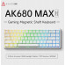 gamingowa mechaniczna AK680 MAX Magnetic Switch-ABS White Keycaps-RGB -Aluminum Positioning Plate-Wired Version