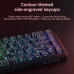 gamingowa mechaniczna AK680 MAX Magnetic Switch-ABS White Keycaps-RGB -Aluminum Positioning Plate-Wired Version