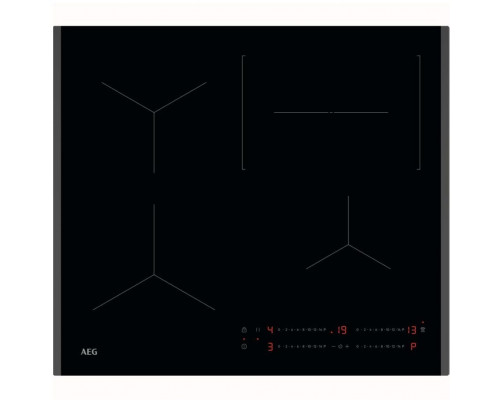 AEG 5000 Series Hob2Hood platums 59 cm melna - Iebuvejama indukcijas plits virsma TO64IC0SFB (7333394076003)
