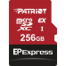 SD  Patriot EP Express MicroSDXC 256 GB Class 10 UHS-I/U3 V30 (PEF256GEPEXMCX)