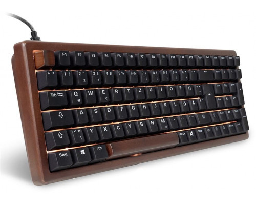 Sharkoon Gaming Tastatur Skiller SGK50S2 Wood schwarz
