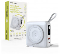Mobile Origin & Travel Charger, Lightning/USB-C Cable, MagSafe/AW/iPhone Compatible, white